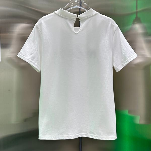 絶対欲しい！ミュウミュウ リボン付き コットン Tシャツ パチモン myb87158